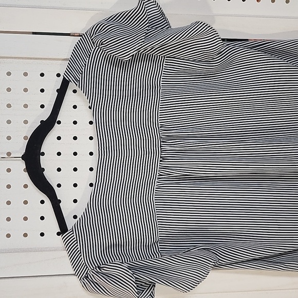 Philosophy Nave Striped V-Neck Short Sleeve Size Small - Picture 8 of 10